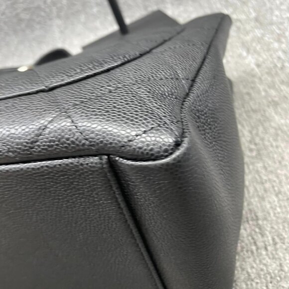 100% Authentic CHANEL GST Black Caviar Tote Bag - Picture 9 of 15